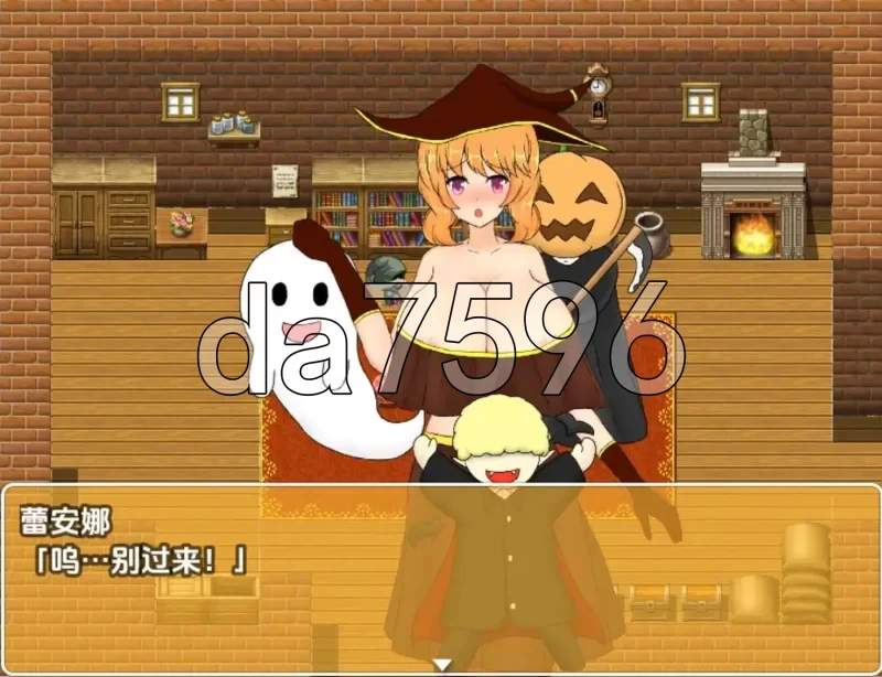 PC+安卓–魔女蕾安娜与搔痒的万圣节 v1.02 内嵌AI汉化版 [1+980M][百度盘]