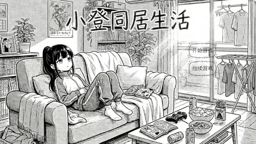 【PC/官中/互动/养成/SLG游戏/620M】 小登同居生活 Ver0.4 官中版+养成SLG游戏+620M