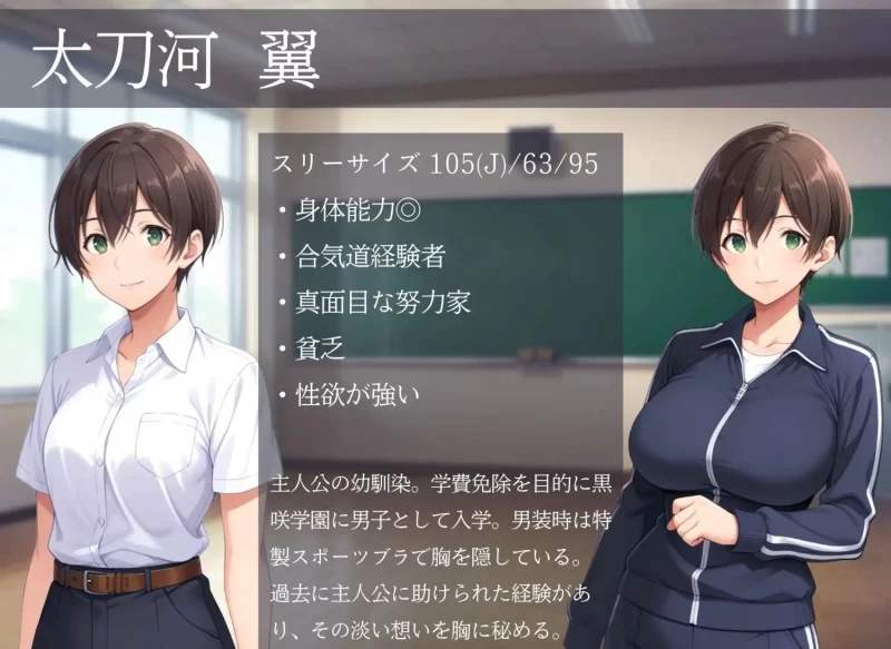 [SLG/PC/女生身份暴露NTR男生宿舍 ～入读男校的女装少女～官方中文版 [1+770M][百度盘]
