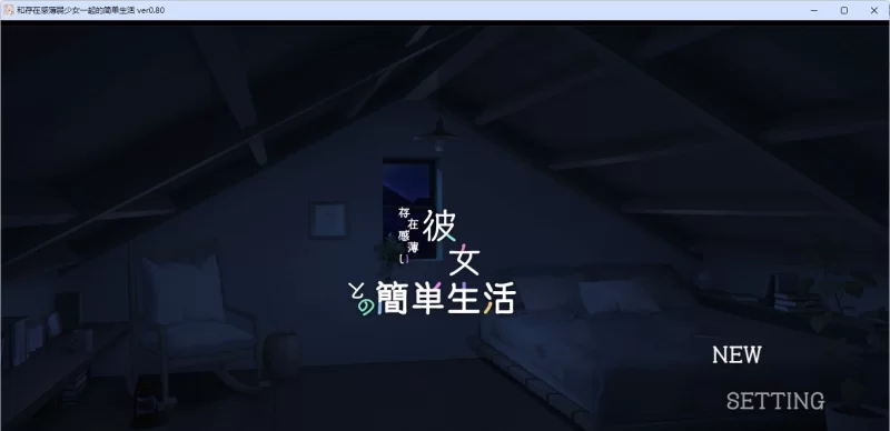 ［双端/同居互动/动态]和存在感薄弱妹妹一起的简单生活 v0.80 官方中文版[更新] [1+4.1G][百度盘]