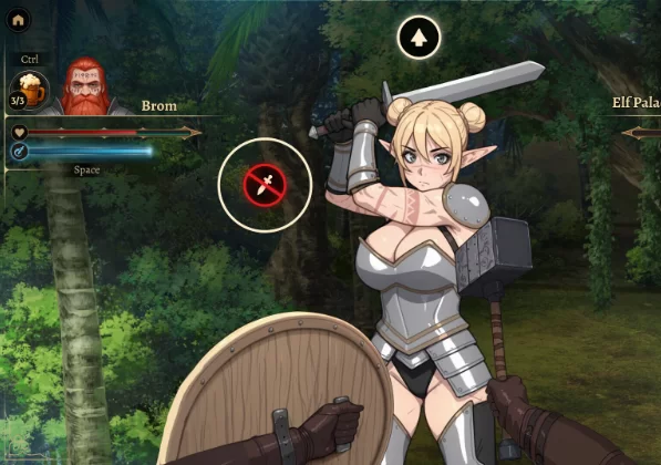 [PC/SLG/2D/STEAM官中/步兵/巨乳/精灵]精灵洞穴必须倒下 [1+1.2G][百度盘]