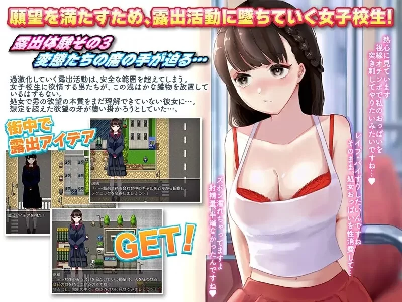 PC–电车露出女高中生和偷拍跟踪狂 電車露出娘と盗撮スト… [1+1G][百度盘]