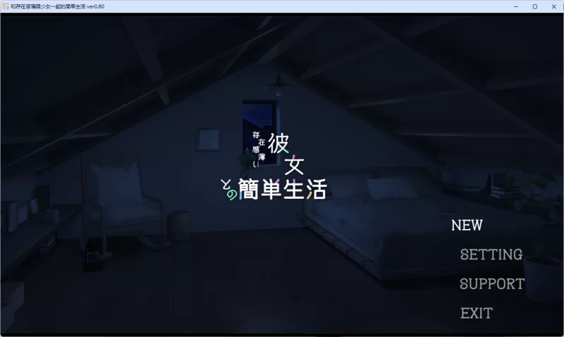 PC[互动SLG/汉化/动态]和存在感薄弱妹妹一起的简单生活 v0.80 [1+4.1g][百度盘]