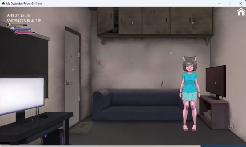 【SLG/PC/官中】我的反乌托邦机器人女友/My Dystopian Robot Girlfriend ver 0.90.15 [1v+500M][百度盘]