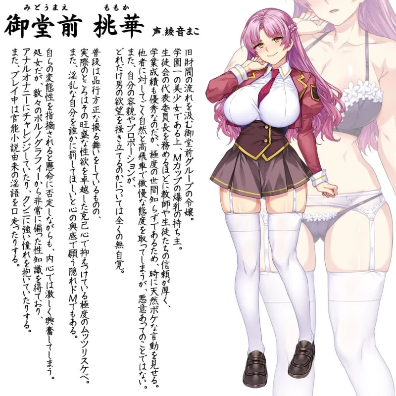 【新作ADV PC AI汉化版】M罩杯闷骚抖M大小姐·御堂前桃华的… [1+1.3G][百度盘]