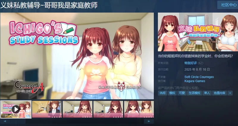 【拔作ADV/纯爱多P/官中】义妹私教辅导~哥哥我V1.0.1 STEAM官中 [1+2G][百度盘]