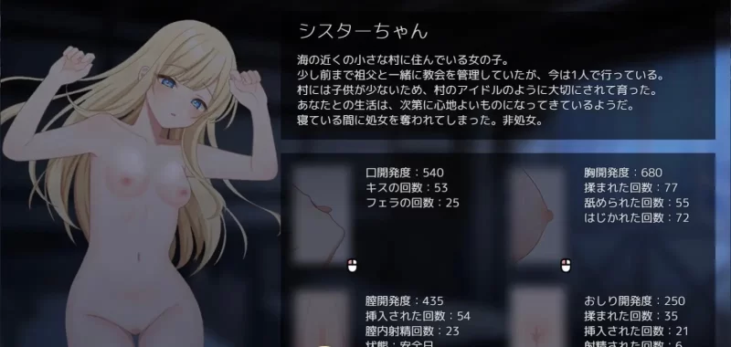[互动SLG/PC/动态]悠长时光～与修女小姐共度的温暖日常～挂载AI汉化版+存档 [1+1.2G][百度盘]