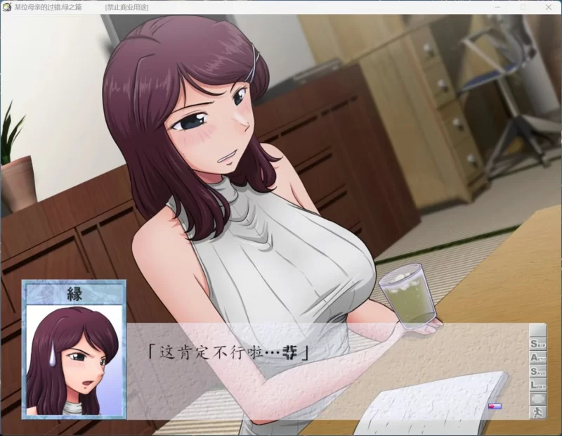 PC神奇SLG/汉化/NTR/全CV】某位母亲的过错:绿篇+后篇 AI汉化步兵版+存档 [1+2.6g][百度盘]