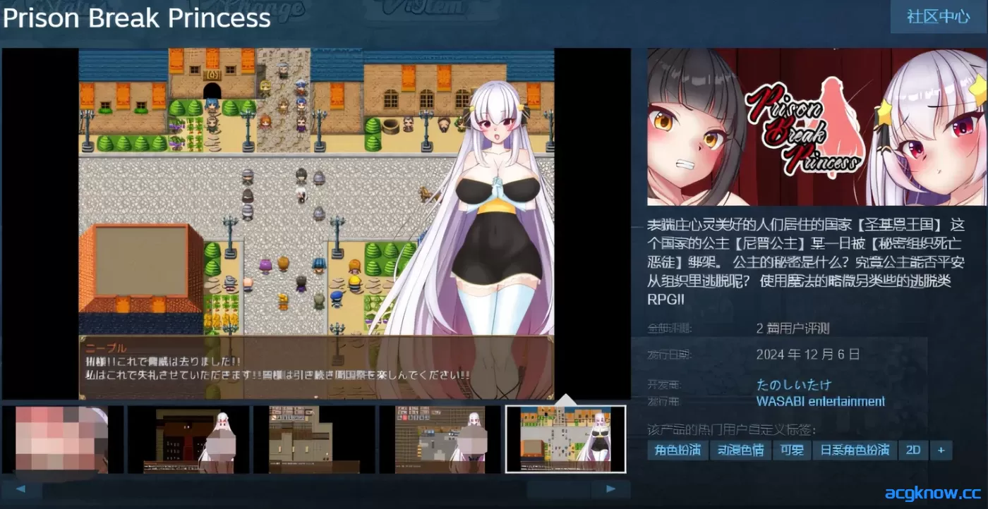 [PC][爆款日系RPG/官中]越狱公主 Prison Break Princess Ver1.01 官方中文版 [823M]