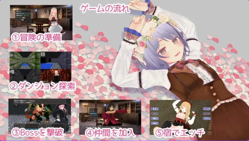 【PC/官中/日式/RPG游戏】 迷宫之花 迷宮ノ花 官方中文版+存档+日式RPG游戏 [1+2.1G][百度盘]