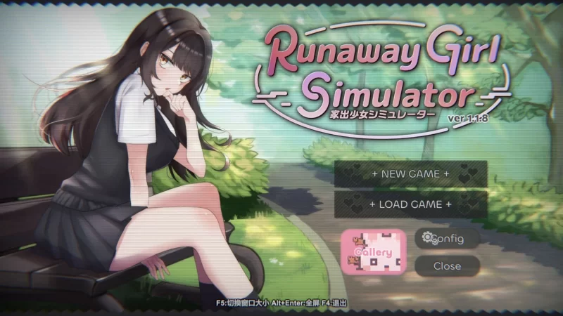 【电脑】[日系/SLG/家出少女]离家出走少女模拟器v1.2官中 [1+1.3g][百度盘]