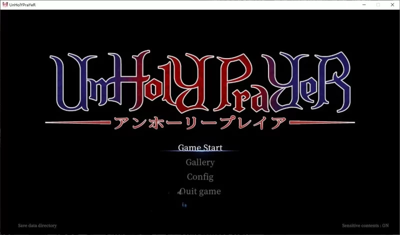 PC[ACT/动态]UnHolY PraYeR 2025年8月動作確認版 官中 [1+1.2g][百度盘]