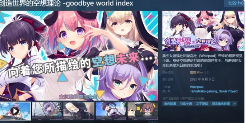 PC[幻想转生后宫恋爱ADV】创造世界的空想理论V1.0.1 官中+全CG [2+3.68G][百度盘]