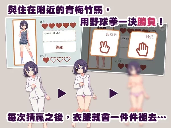 [PC-SLG] [SLG/官方中文] 青梅竹马野球拳！v1.10官中汉化(幼馴… [1+479M][百度盘]