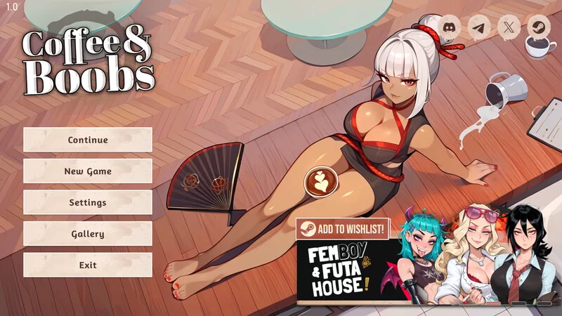 PC–咖啡与欧派（Coffee & Boobs）V1.2.1 STEAM官中+DLC [1+1.4G][百度盘]