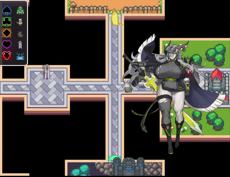 【回合RPG/爆乳/汉化】三宝王和他的剑仆V1.0 内嵌AI汉化 [1+1G][百度盘]