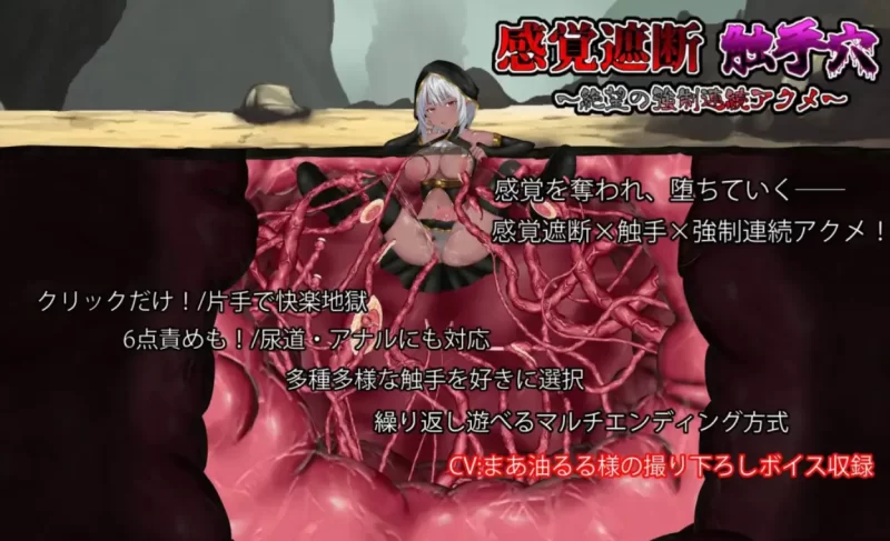 （PC/SLG)感覚遮断触手穴 ～絶望の強○連続アクメ～ [1+159.9MB][百度盘]