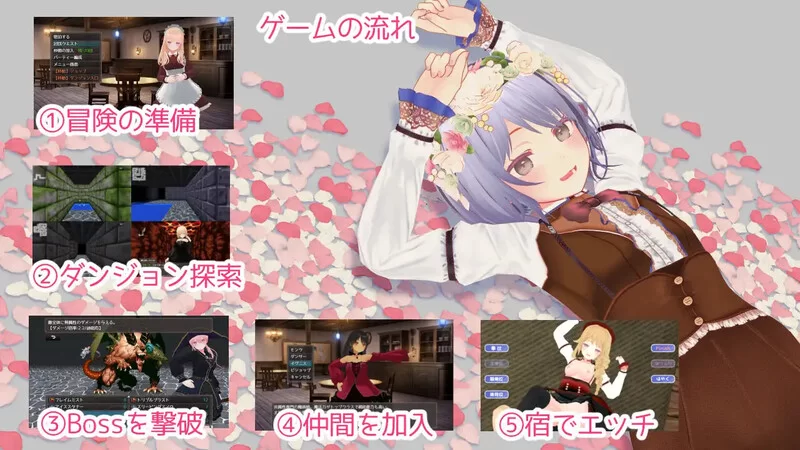 【爆款RPG/3D作品/动态/官中】迷宫之花（迷宮ノV1.0 STEAM官中 [1+2.1G][百度盘]