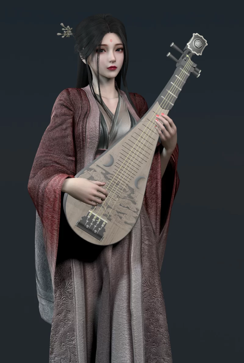 (PC)vam Archer.QYNguzhuang.1黑衣古风美女 [1+532M][百度盘]