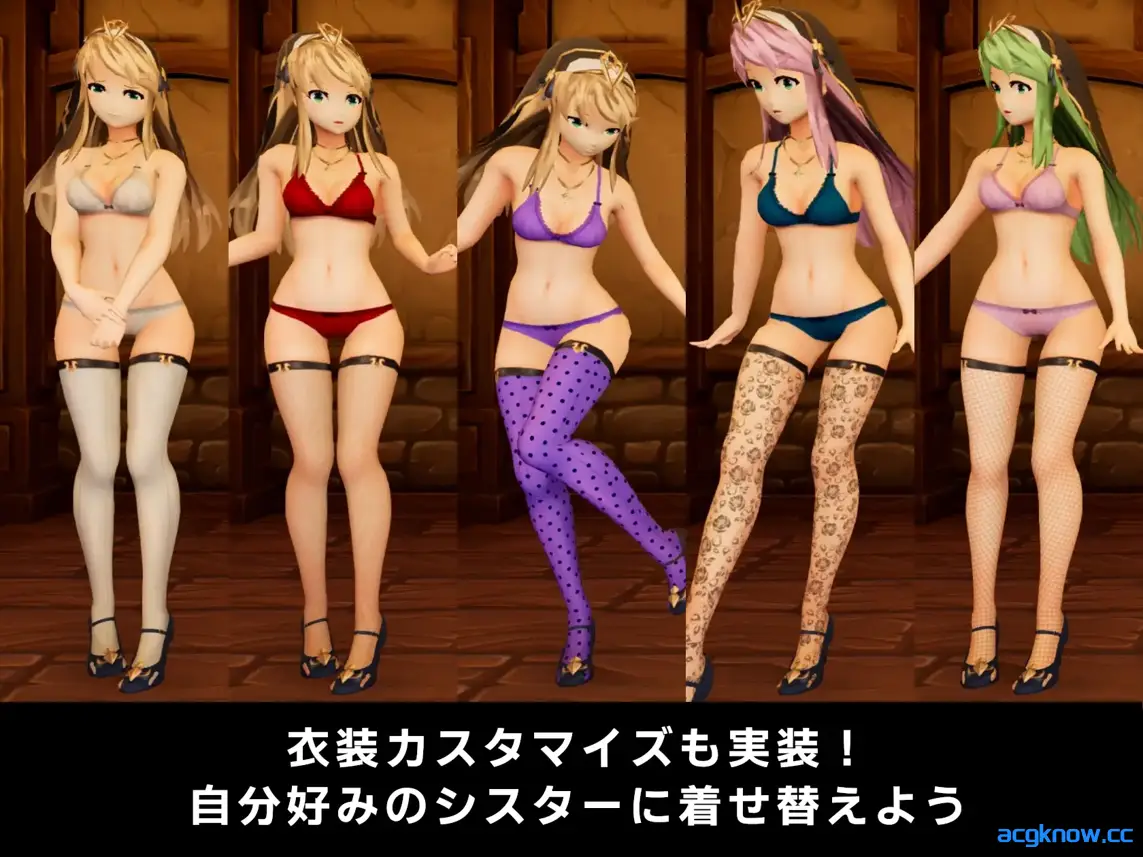 [PC][SLG/3D/官中/全动态]枪与退魔之流浪修女 銃と退魔とはぐれシスター Ver1.0.0 官方中文版[766M]