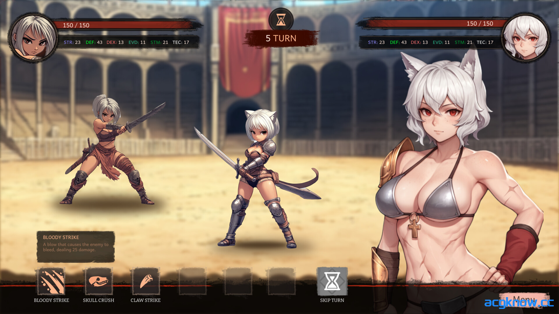 [PC] [互动SLG/官中/动态] 激情角斗场：阿奎隆之恋 Sex Arena Passion of Aquilon 官方中文步兵版 [897M]