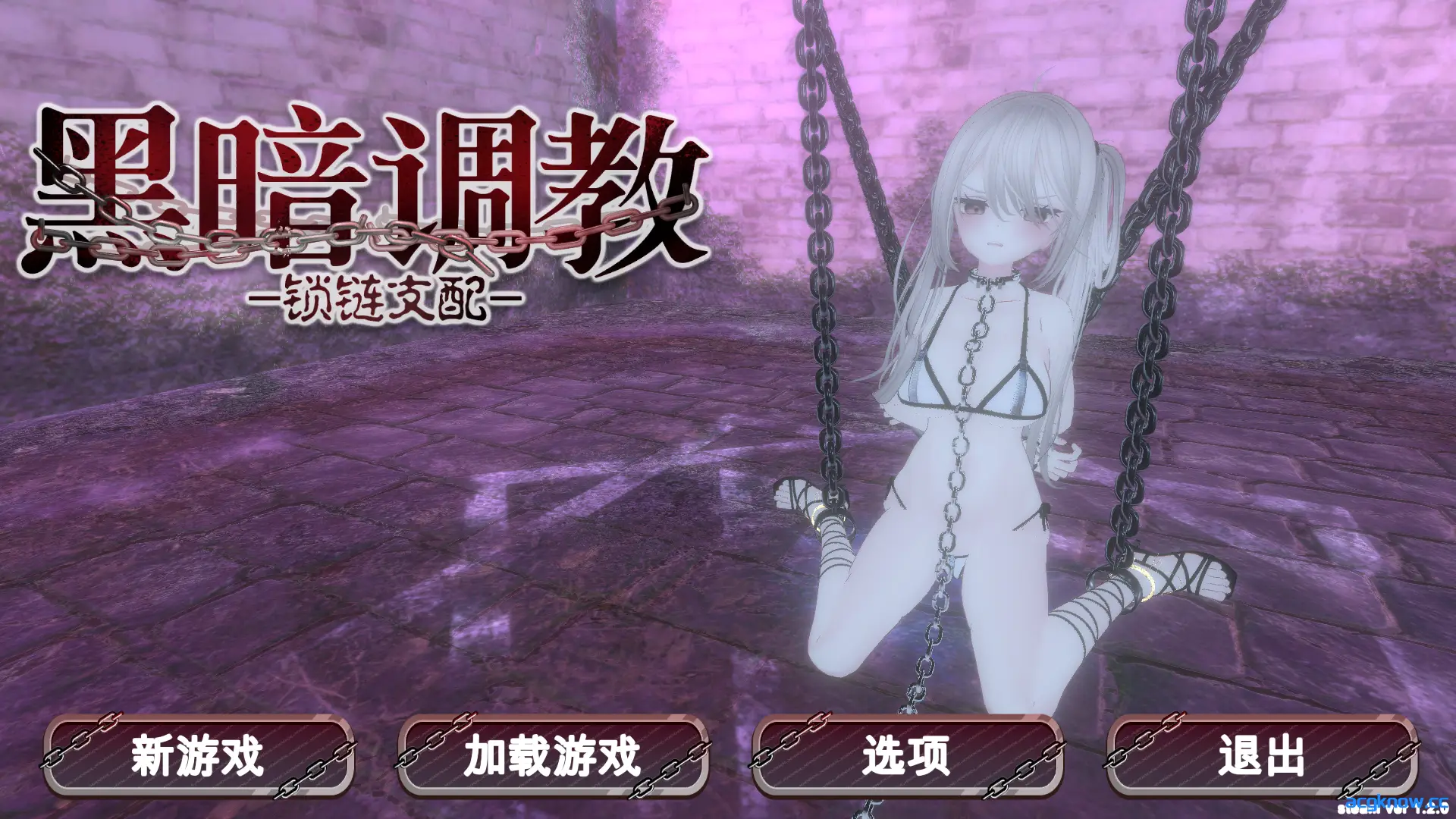 [PC] [SLG/3D/官中/动态]黑暗调教 – 锁链支配 Ver1.20 官方中文步兵版[711M]