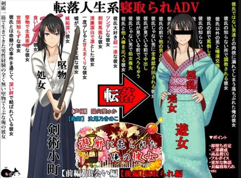 PC【被寝取隐奸NTR拔作ADV】被出卖到遊郭青楼的我的女友~+全CG存档 [2+1.4G][百度盘]