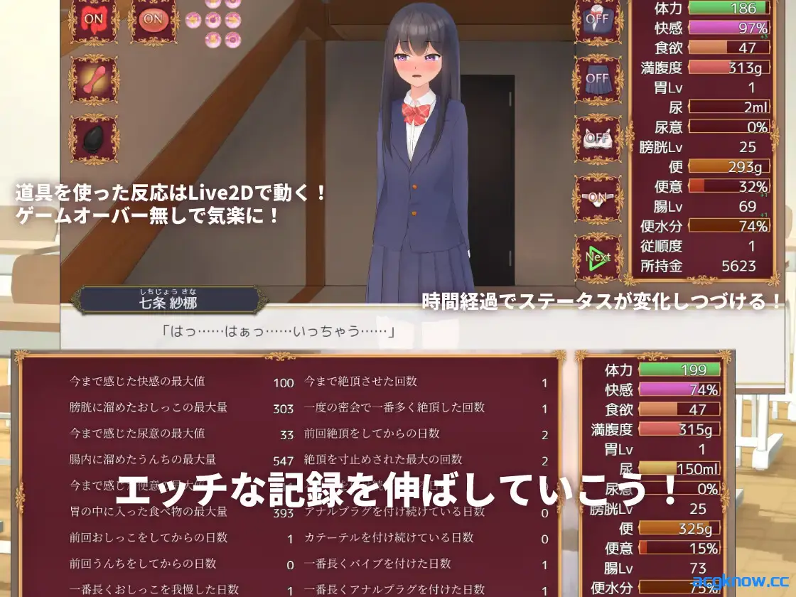 [PC+安卓joi][日系SLG/官中/动态]隔壁班的可爱女孩~掌握她的秘密后做瑟瑟排泄管理~Ver1.1 官方中文版 [554M]