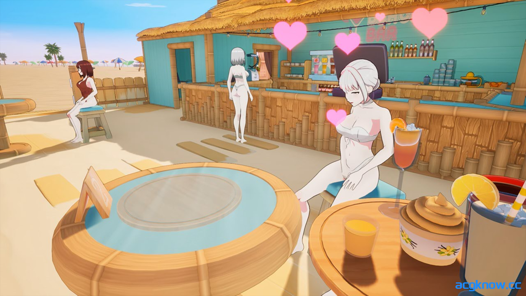 [PC][3D互动/中文/步兵] 二次元老婆沙滩酒吧 Waifu Beach Bar 官方中文步兵版 [2.62G]