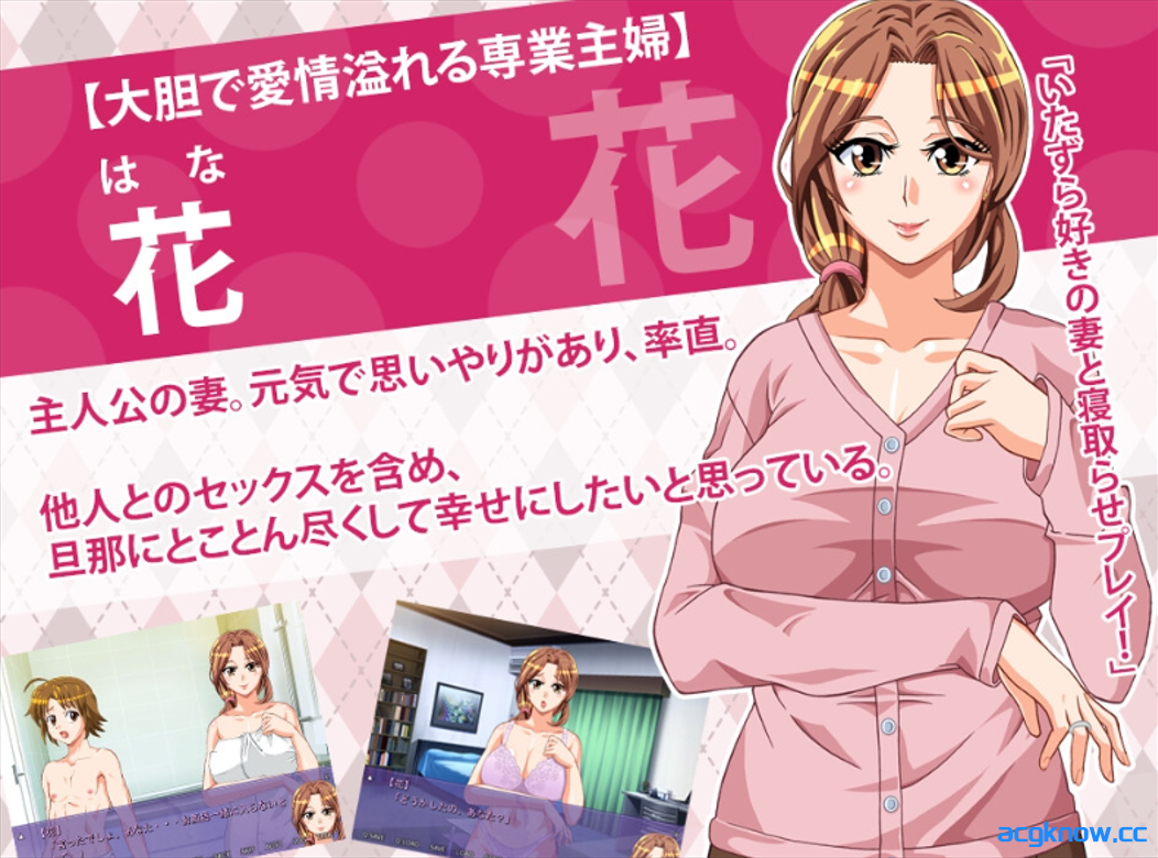 [PC][日系ADV/官中/NTR] 禁忌之花 Indecent Wife Hana 淫らな人妻花 Ver0.43.3 官方中文版[319M]