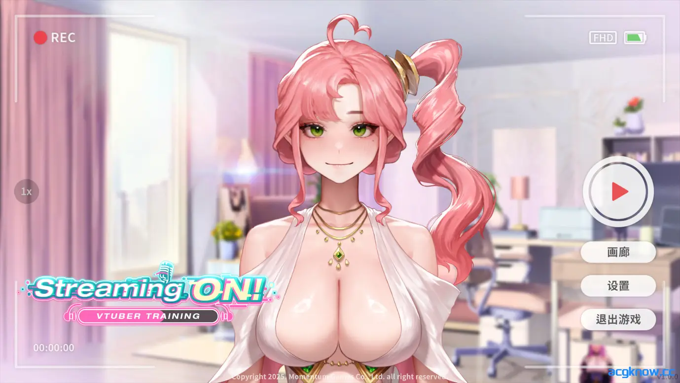 [PC][日系SLG/官中/全动态]直播吧！VTuber训练！Streaming ON!VTuber Training 官方中文步兵版[698M]