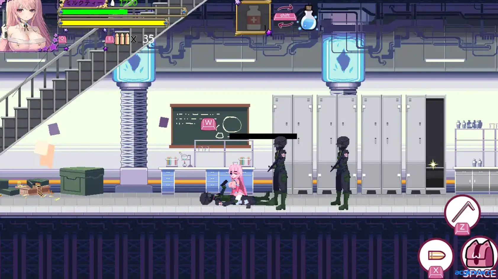 [PC][像素ACT/官中/全动态]少女的求生之路2-血色洋馆- 少女の生きる道2-血色洋館-[300M]