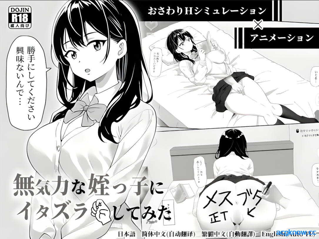 [PC] [互动SLG/官中/动态] 对懒散的侄女恶作剧了一下 Ver25.08.27 官方中文版 [416M]