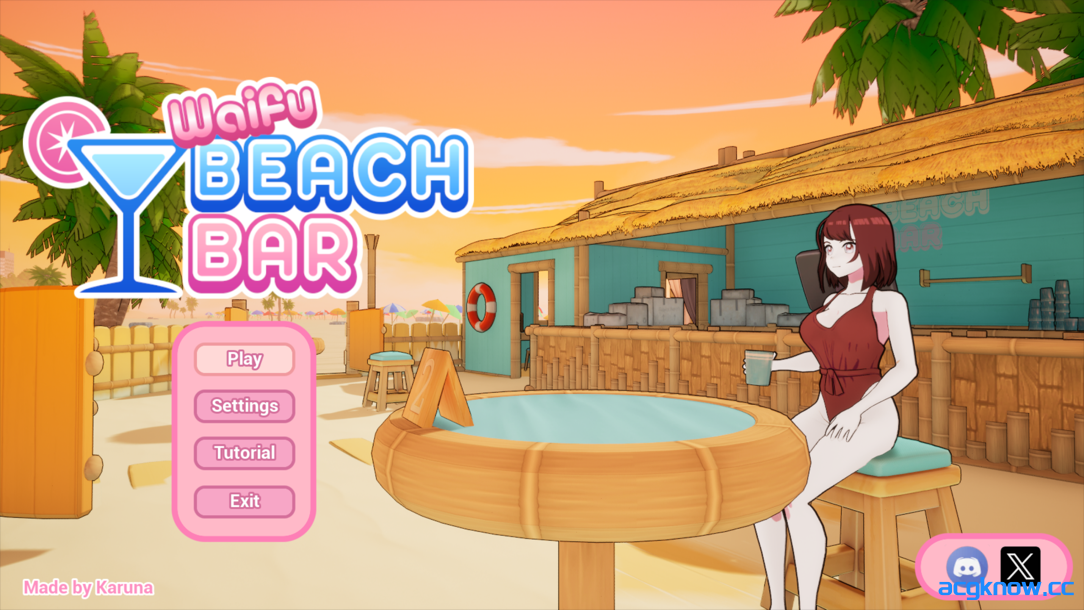 [PC][3D互动/中文/步兵] 二次元老婆沙滩酒吧 Waifu Beach Bar 官方中文步兵版 [2.62G]