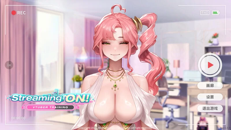 PC-SLG 养成/动态 直播启动！VTuber出道指南V1.0 AI汉化 [1+700MB][百度盘]
