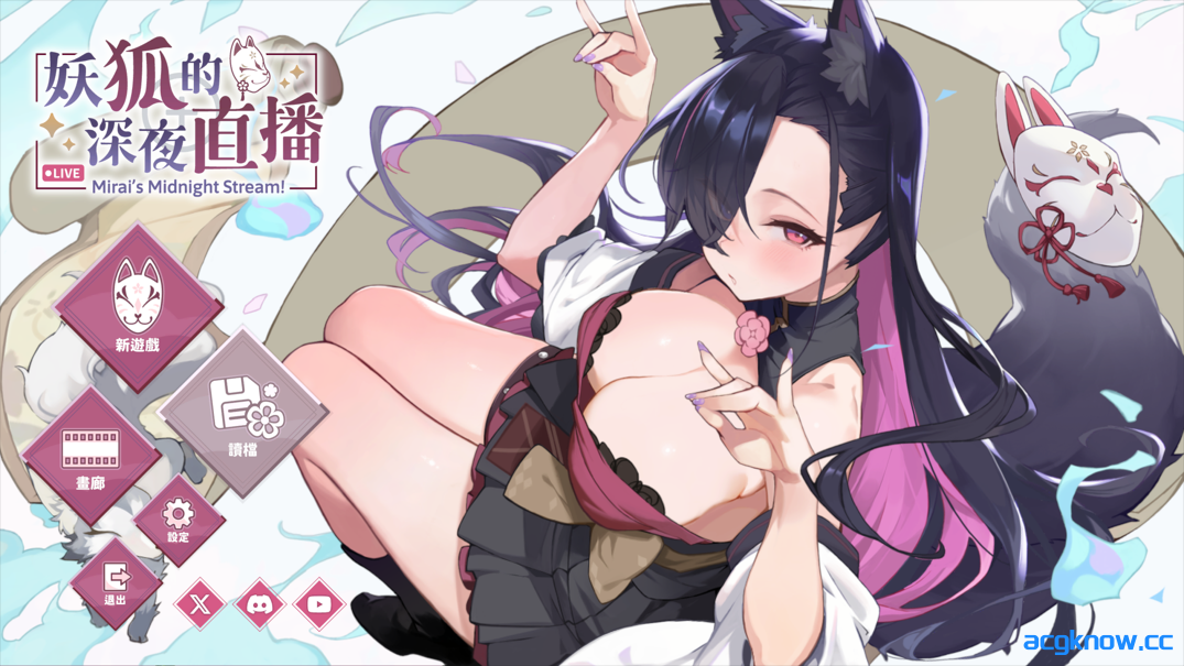 [PC] [互动SLG/官中/动态] 妖狐的深夜直播 官方中文步兵版 [8.30G]