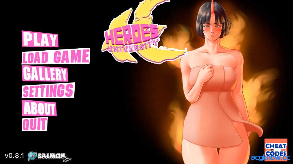 [PC+安卓][欧美SLG/汉化/动态] 英雄大学 H [v0.8.1] Heroes University H [1.3G]