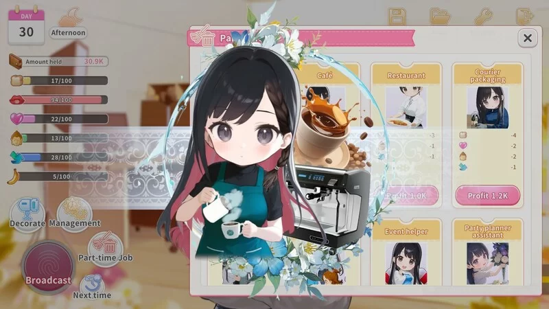 PC-SLG 养成/动态 直播启动！VTuber出道指南V1.0 AI汉化 [1+700MB][百度盘]