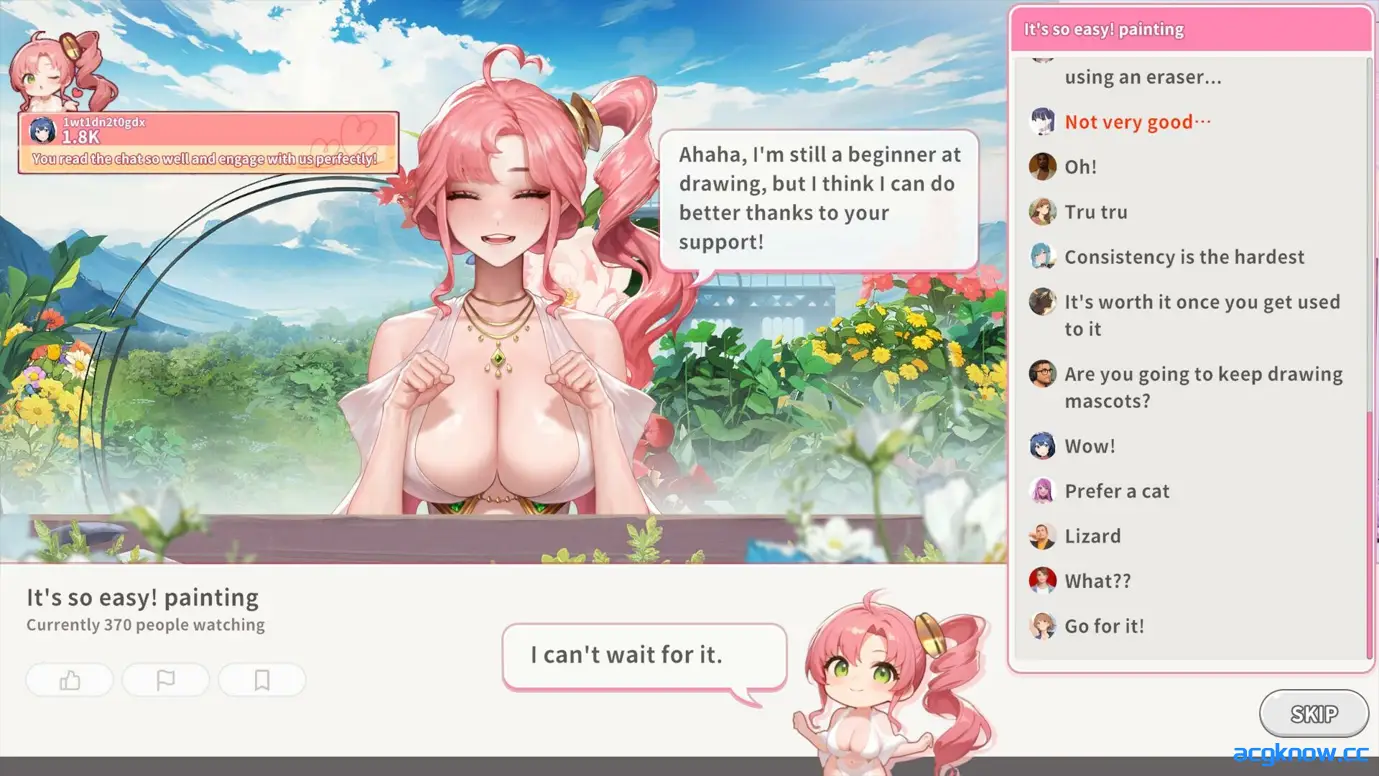 [PC][日系SLG/官中/全动态]直播吧！VTuber训练！Streaming ON!VTuber Training 官方中文步兵版[698M]
