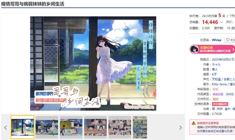 【爆款SLG/日常生活/官中】痴情哥哥与病弱妹妹V1.0 STEAM官… [1+3.30G][百度盘]