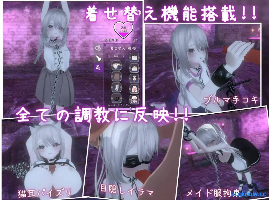 [PC] [SLG/3D/官中/动态]黑暗调教 – 锁链支配 Ver1.20 官方中文步兵版[711M]