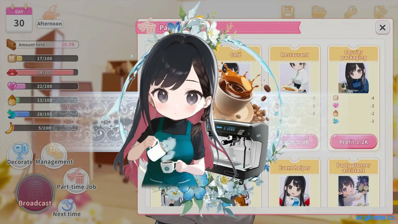 [PC][日系SLG/官中/全动态]直播吧！VTuber训练！Streaming ON!VTuber Training 官方中文步兵版[698M]