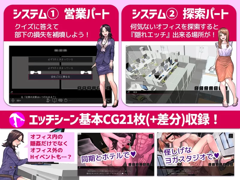 PC-SLG 互动/职场NTL 职场骚扰模拟器 V1.0 AI汉化 [1+1.60GB][百度盘]