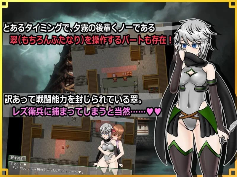 [日式RPG/战斗H/更新]被盯上的传奇双性女忍者 PC+安卓 AI汉化 [1+1.6G][百度盘]