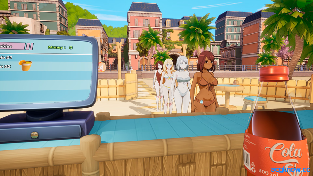 [PC][3D互动/中文/步兵] 二次元老婆沙滩酒吧 Waifu Beach Bar 官方中文步兵版 [2.62G]