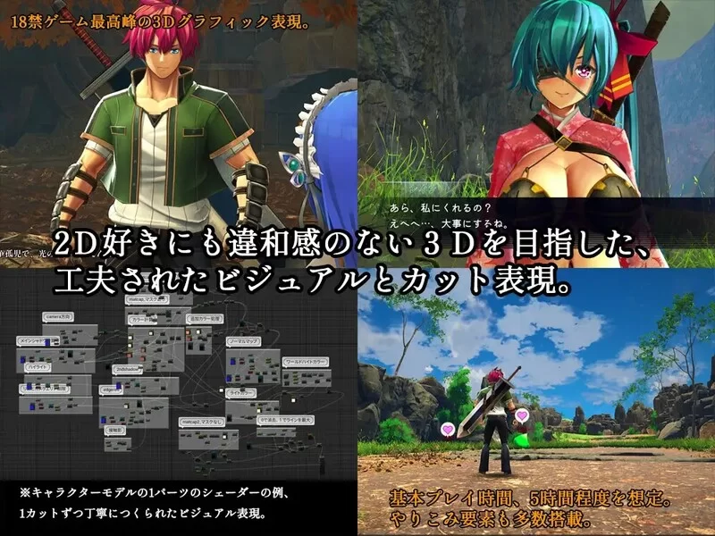 PC-RPG 爆款/3D/战斗H/全动态 血色流亡者 V1.03 STEAM官中 [1+2.80GB][百度盘]