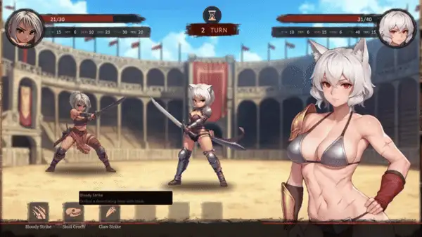 【战场SLG/全动态/官中】激情角斗场：阿奎隆之恋STEAM官中+DLC [1+1G][百度盘]