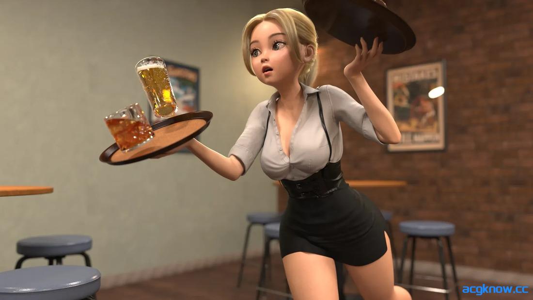 [PC+安卓][欧美SLG/动态/汉化] 热辣女仆 [v0.1] Spicy Waitress [493M]