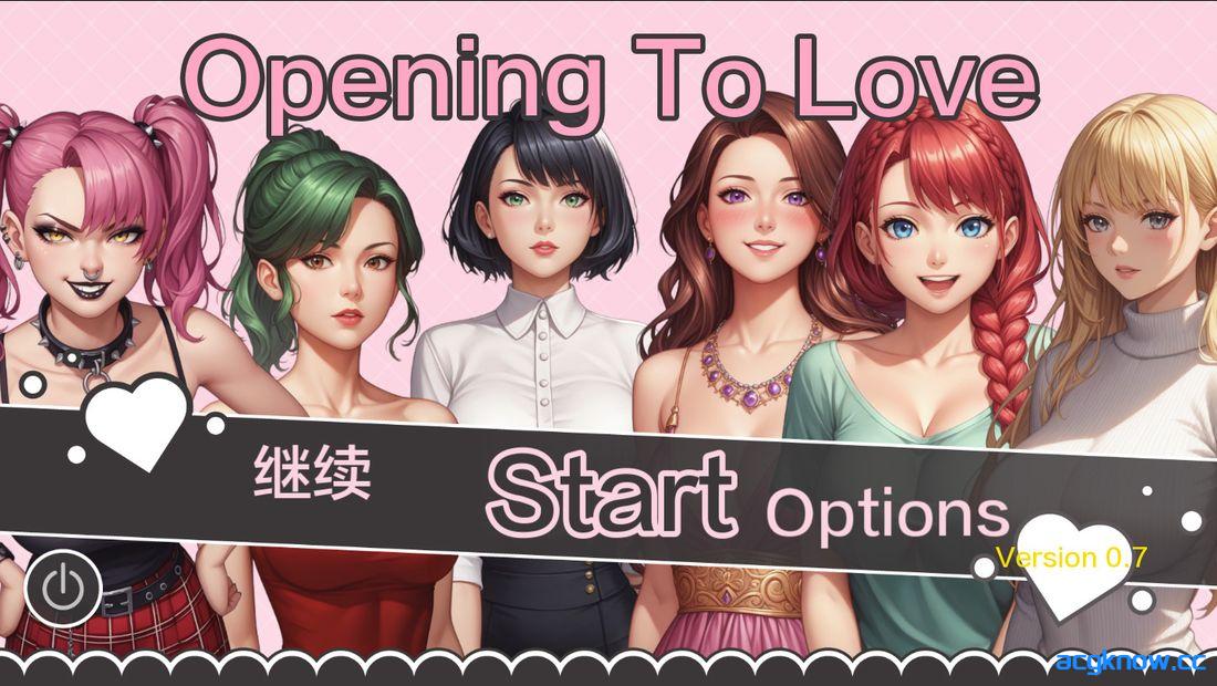 [PC+安卓][日系SLG/汉化/动态] 开启爱情之旅 [v0.7] Opening to Love [833M]