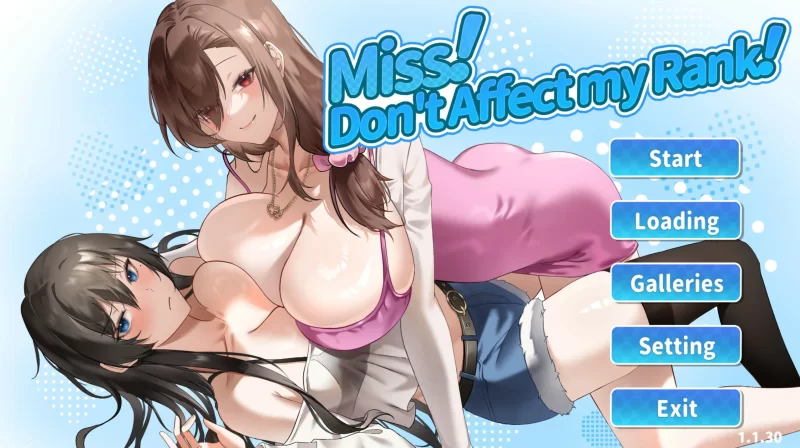 【SLG/动态/官中】小姐！别耽误我上分！V1.1.30 官方中文步… [1+1.38G][百度盘]